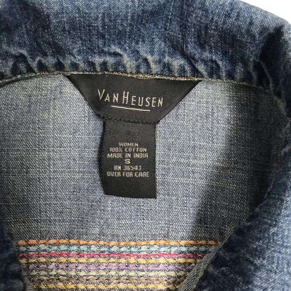 Vanheusen embroidered jean jacket - Picture 5 of 8